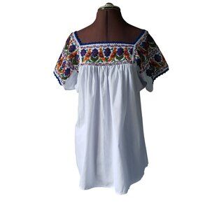 China Poblano Beaded Mexican Blouse
